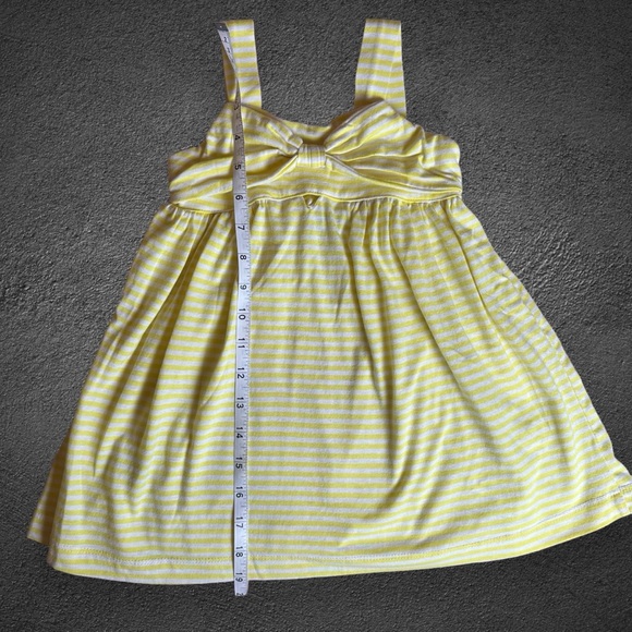 Mayoral white and yellow striped sundress size 3. - Picture 8 of 10